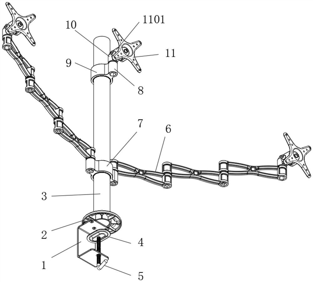 Electric power data monitoring equipment mounting rack