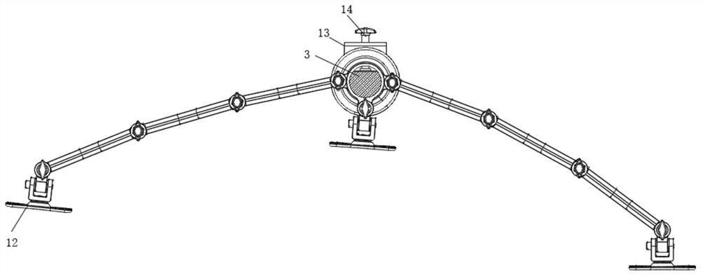 Electric power data monitoring equipment mounting rack