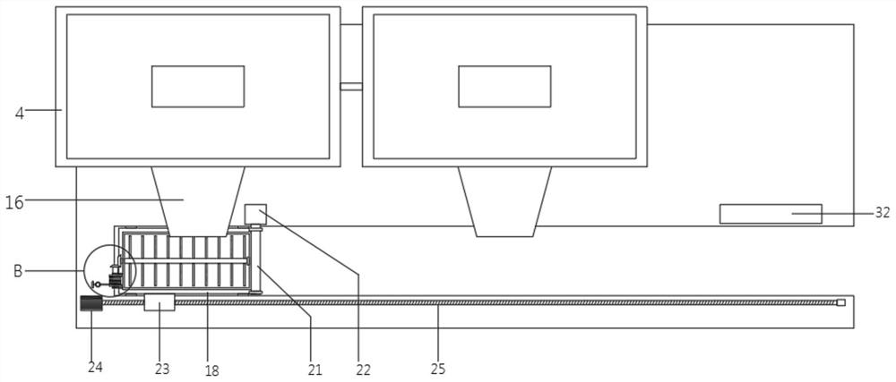 Raw material conveying equipment for cement telegraph pole production