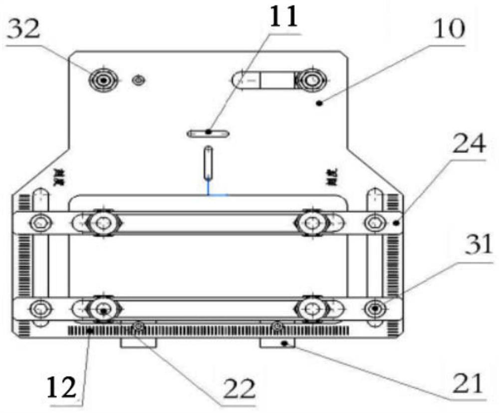 Installation device and installation method for chemical bolts of equipment bed