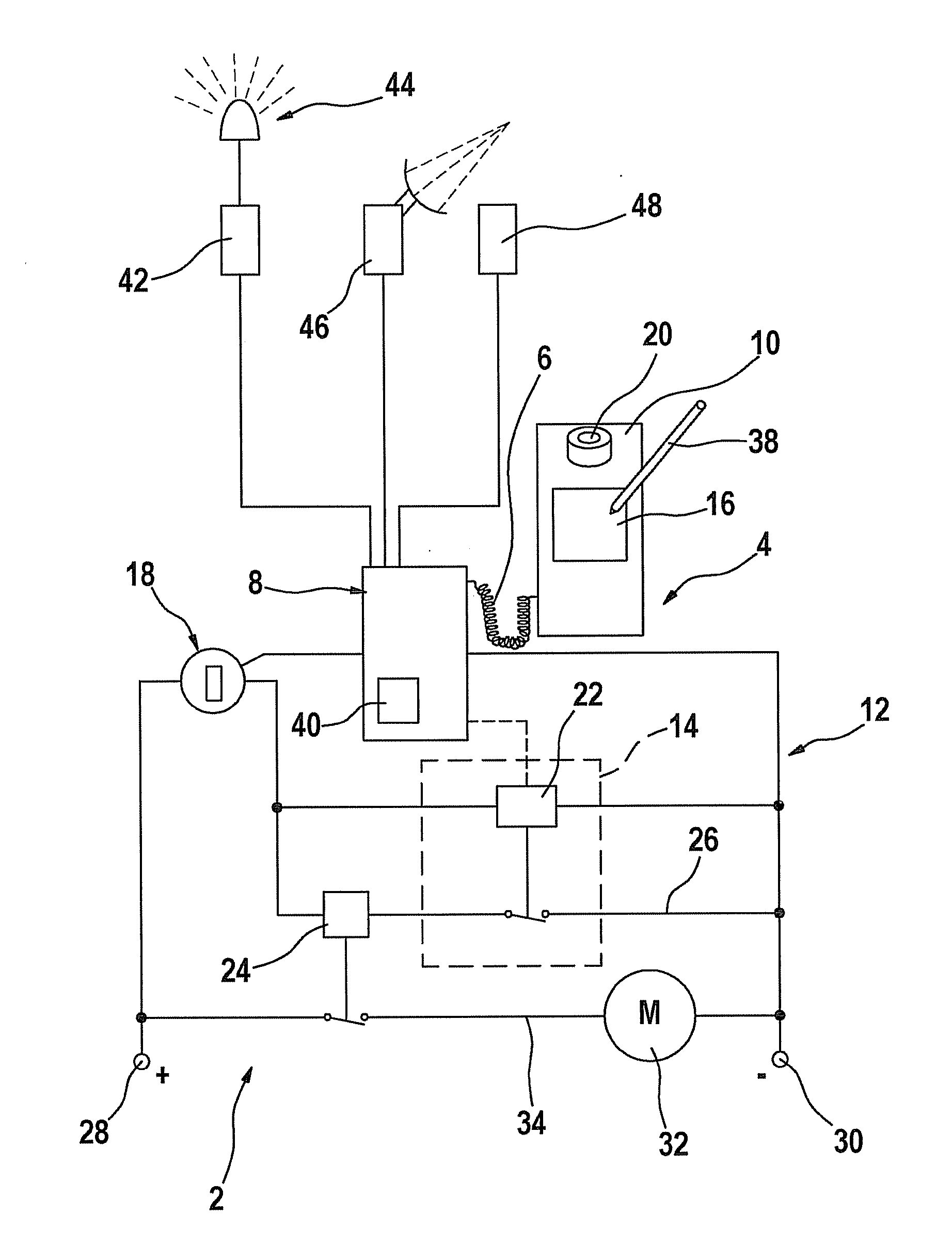 Alcohol immobilizer having an emergency drive option