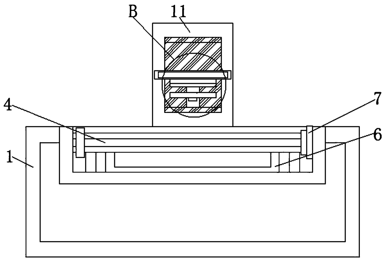 Cloth cutting device for garment processing for preventing offset