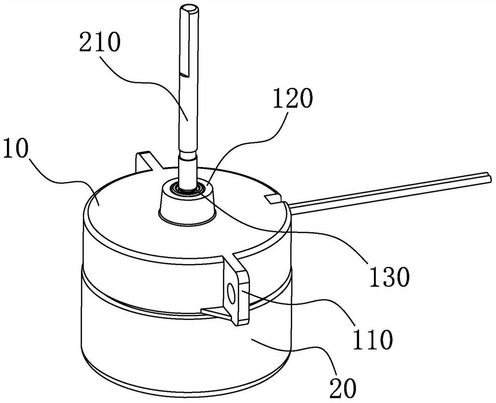 Direct-current water fetching motor for air conditioner