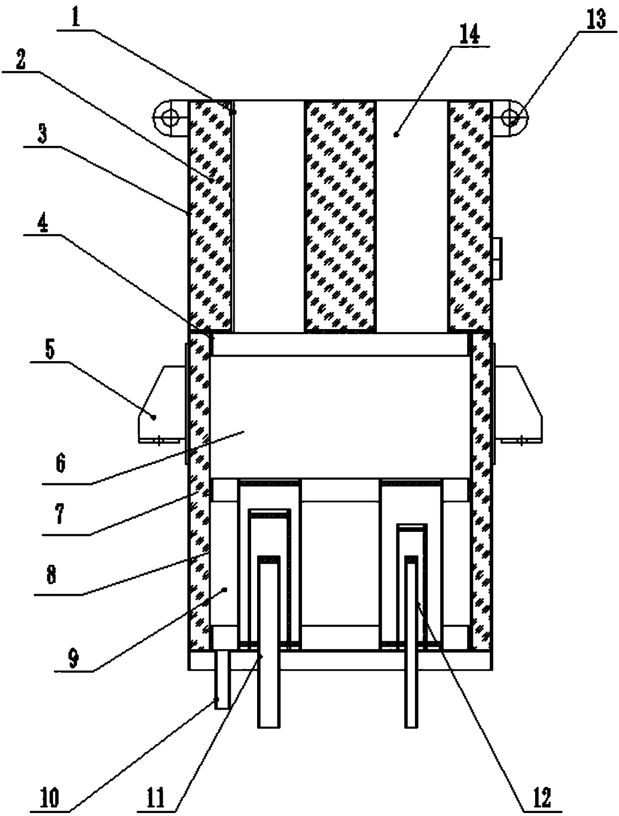 Combined type steam discharge silencer