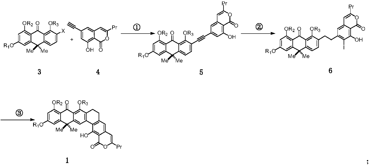 Method for synthesizing benastatin G