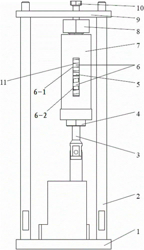 Linear steering engine loading device