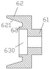 Machining device capable of automatically locking