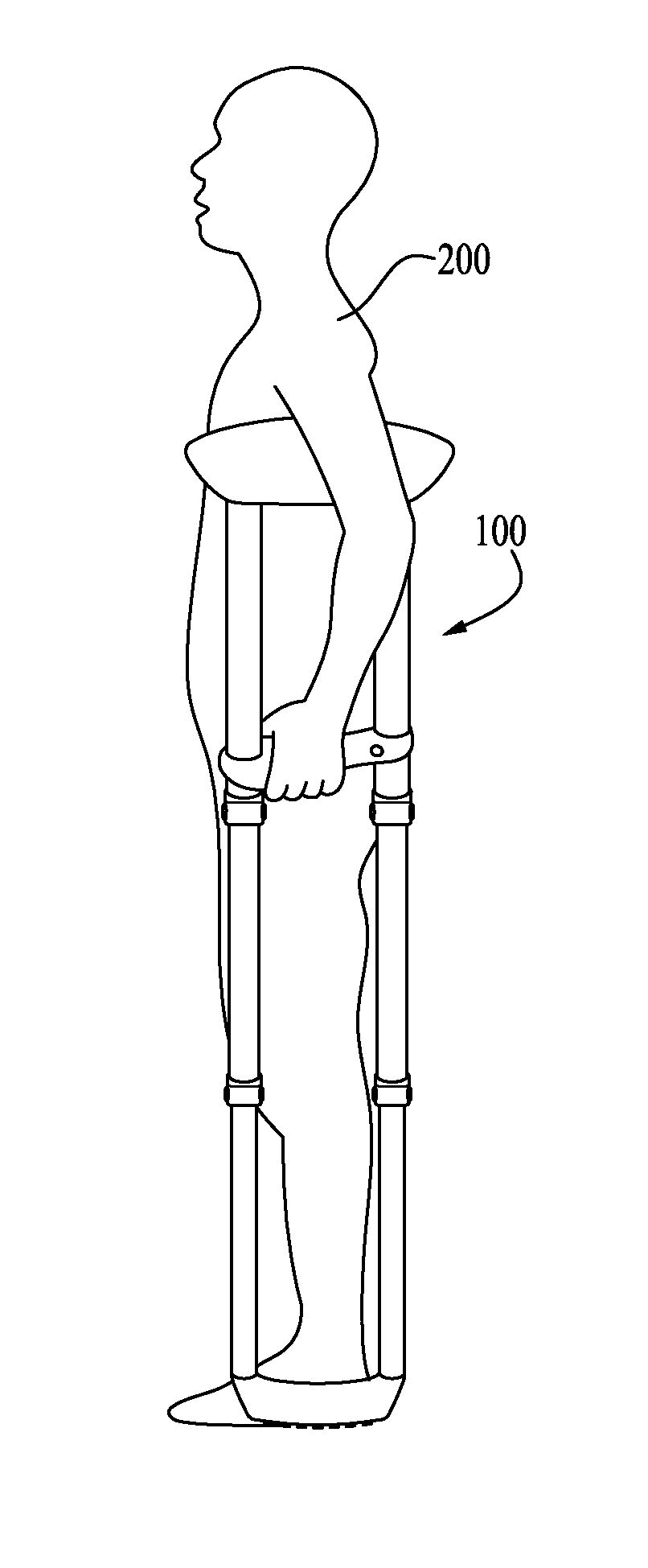 Crutches and Sitting Device