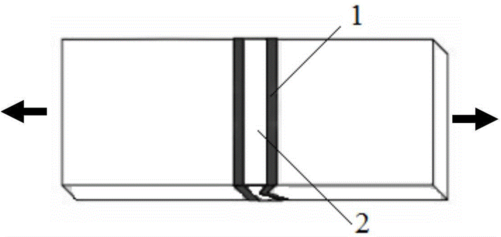 Measuring method for real stress-strain curve of metal welding structure