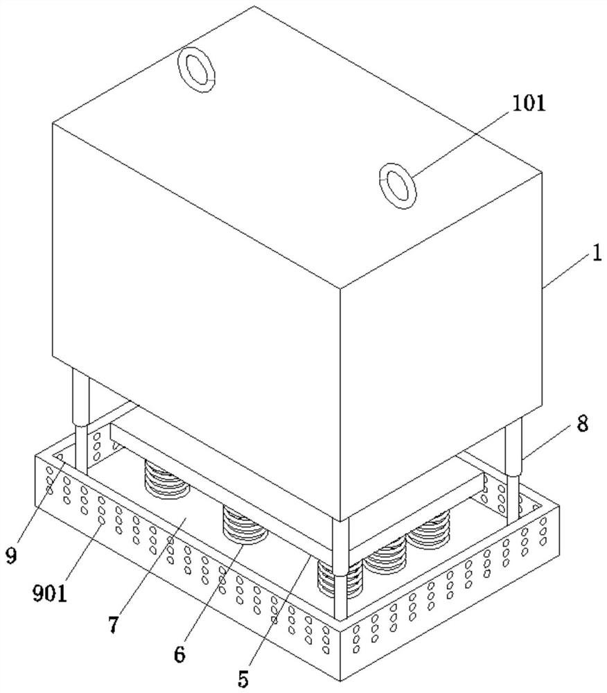 Immersed tube tunnel tube segment gravity anchor