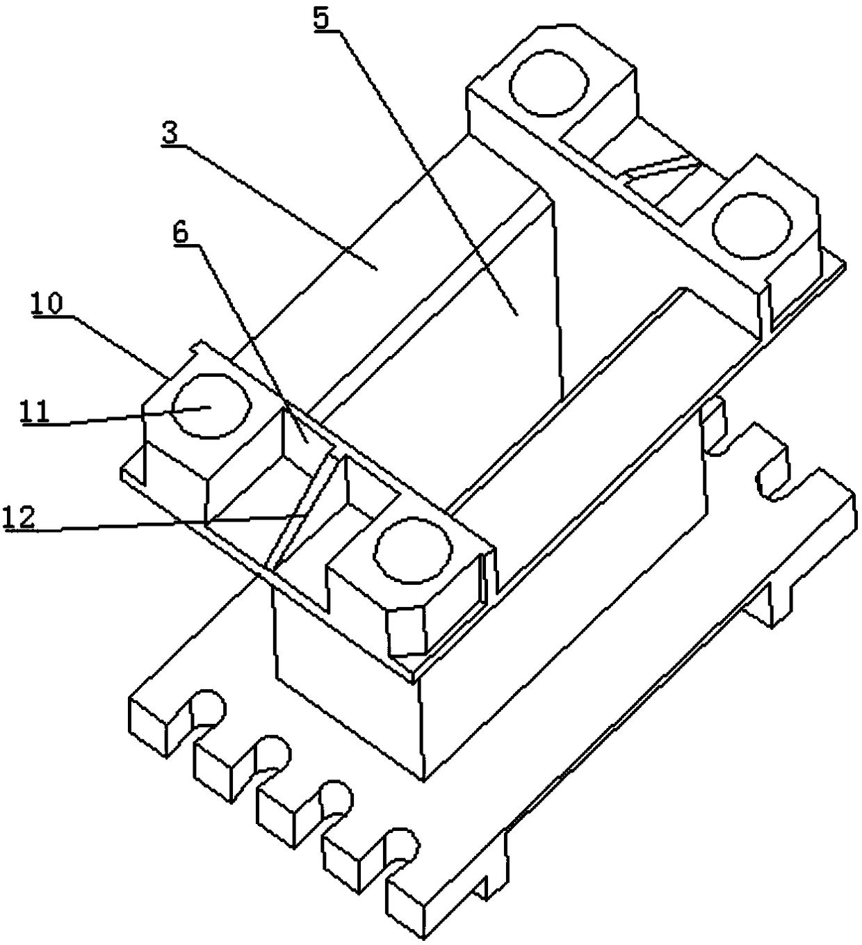 Transformer of high-power charger of new energy electric vehicle