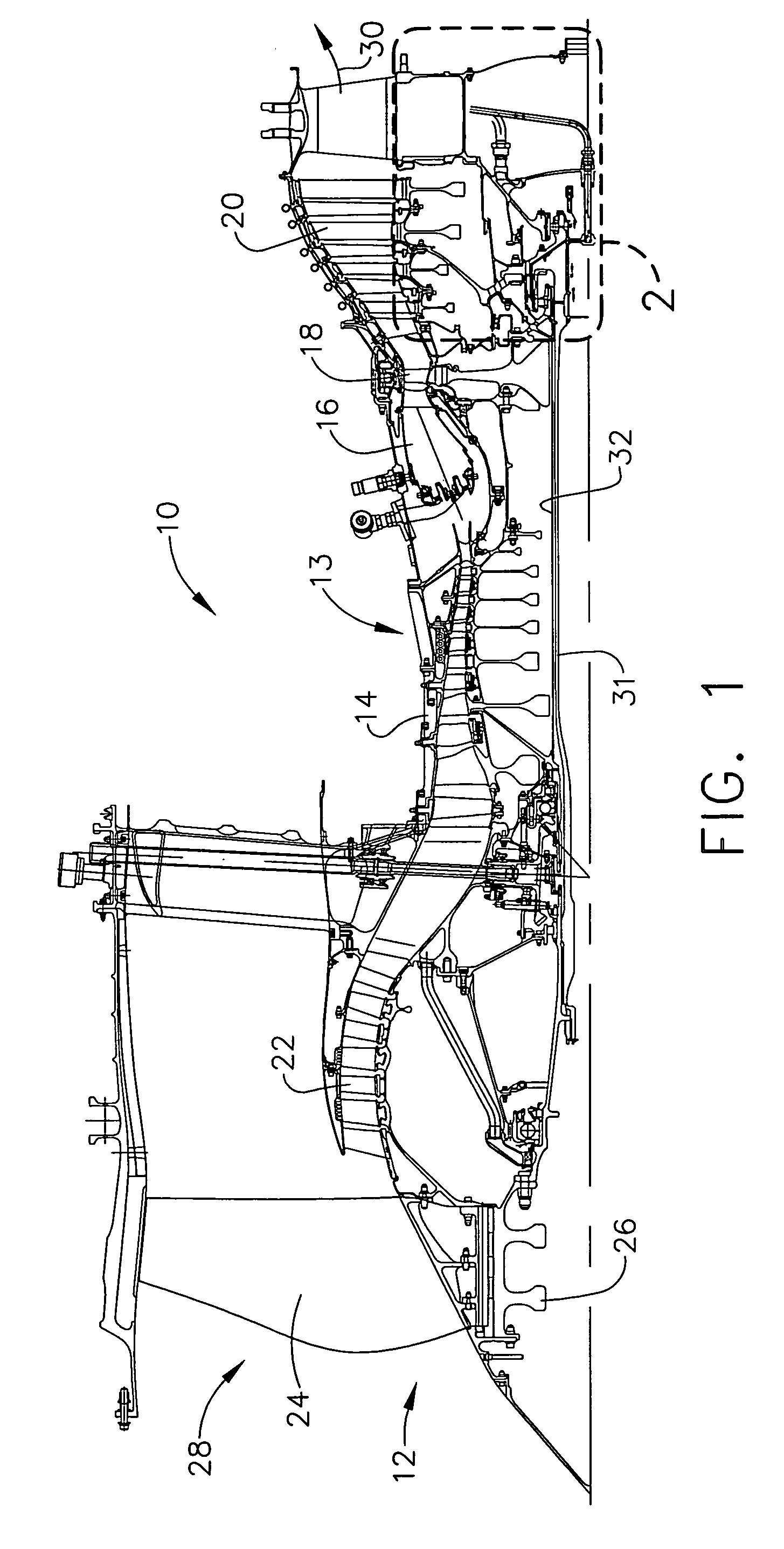 Gas turbine engine assembly and methods of assembling same
