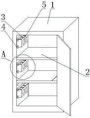 Refrigerator with sample storage boxes