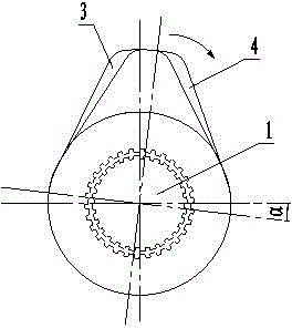 Camshaft assembly of engine with variable valve opening duration