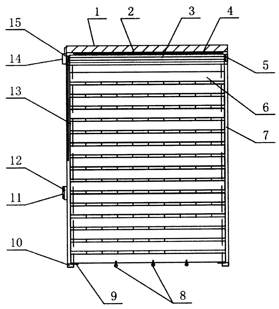 Energy-saving heat-insulating sun-shading roller shutter window