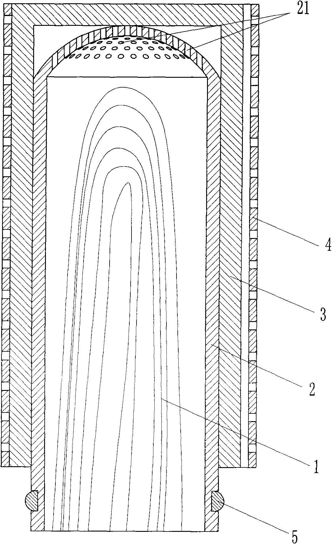 Integrated composite double-membrane filter element