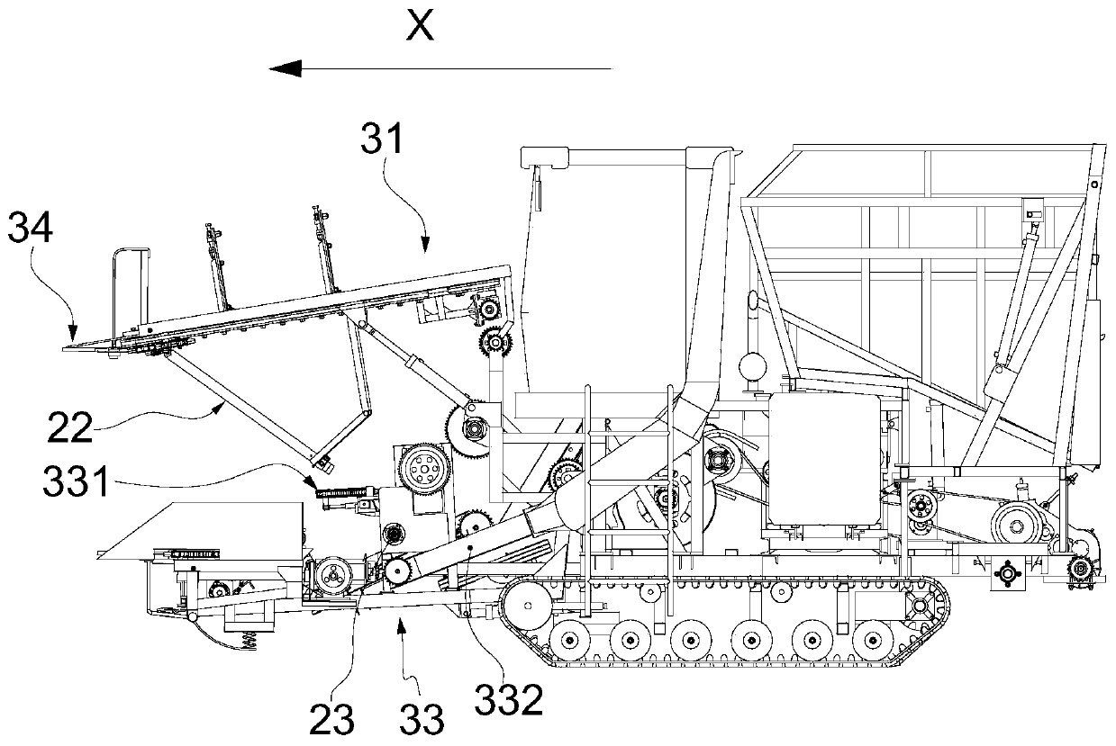 Fresh corn harvester