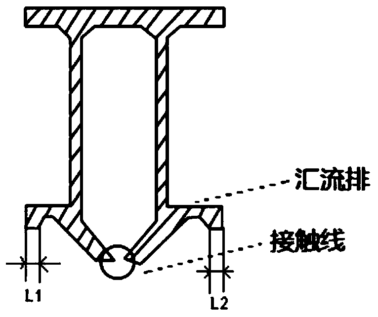 Method and device for measuring catenary wire wear based on multi-channel camera