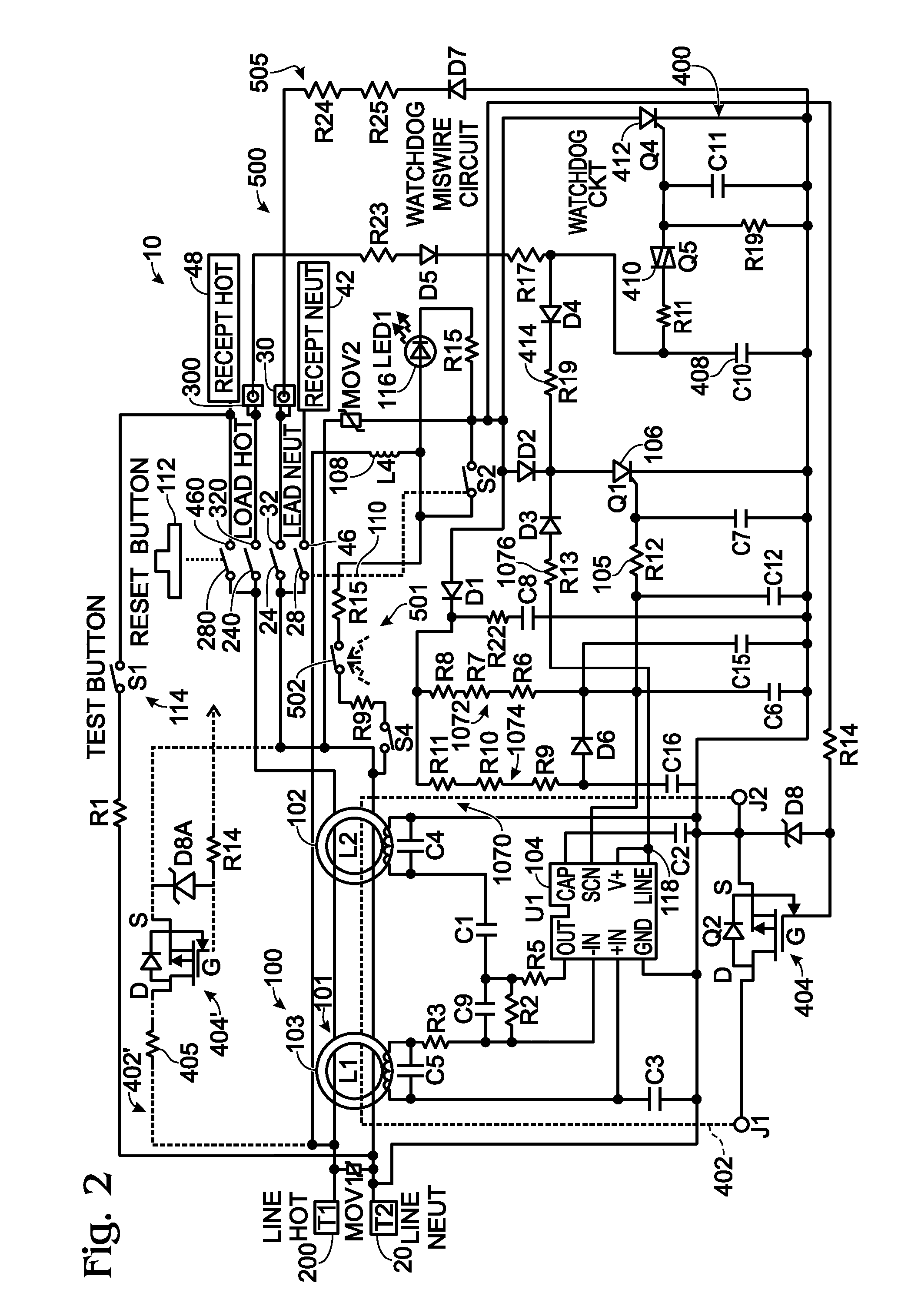 Electrical Wiring Device With Protective Features