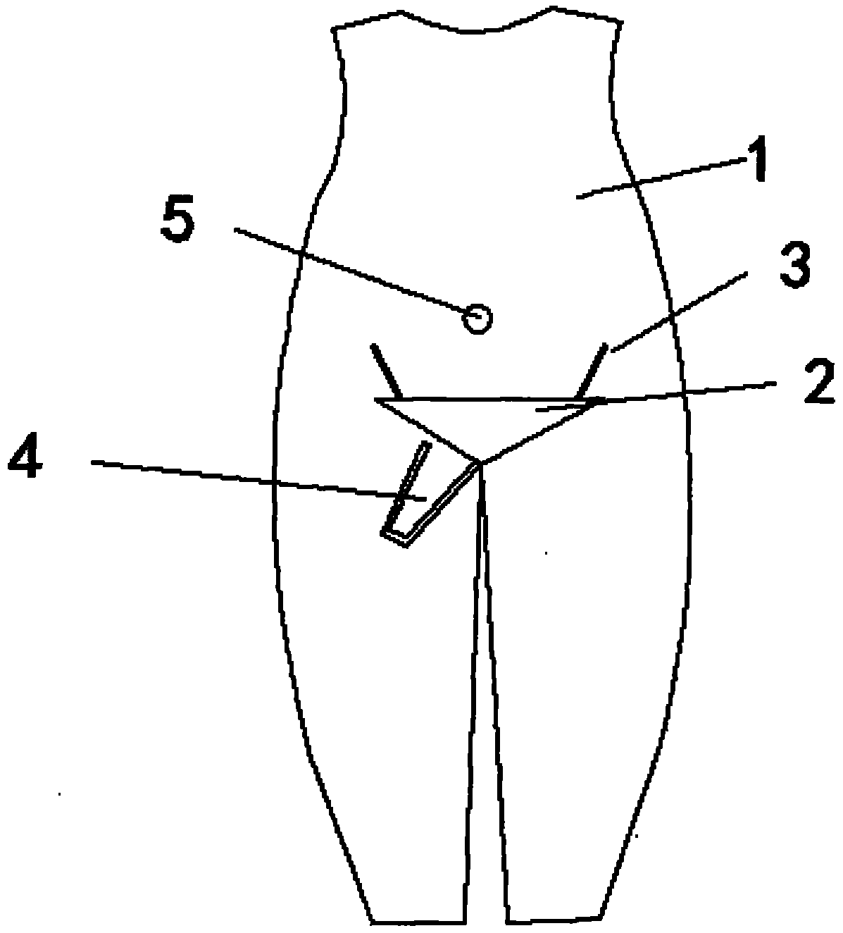 Anti-radiation garment with catheter
