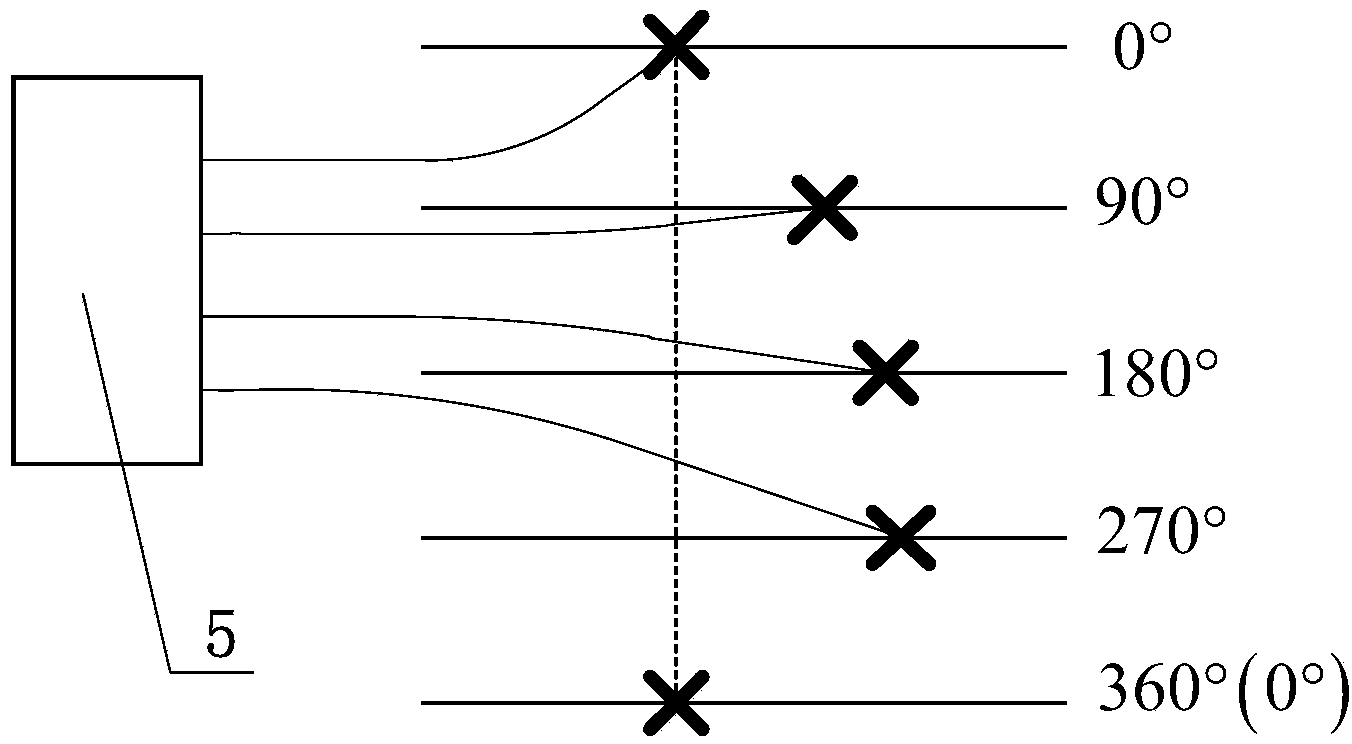 Experiment device and method for measuring uniform load performance of power dividing gear system