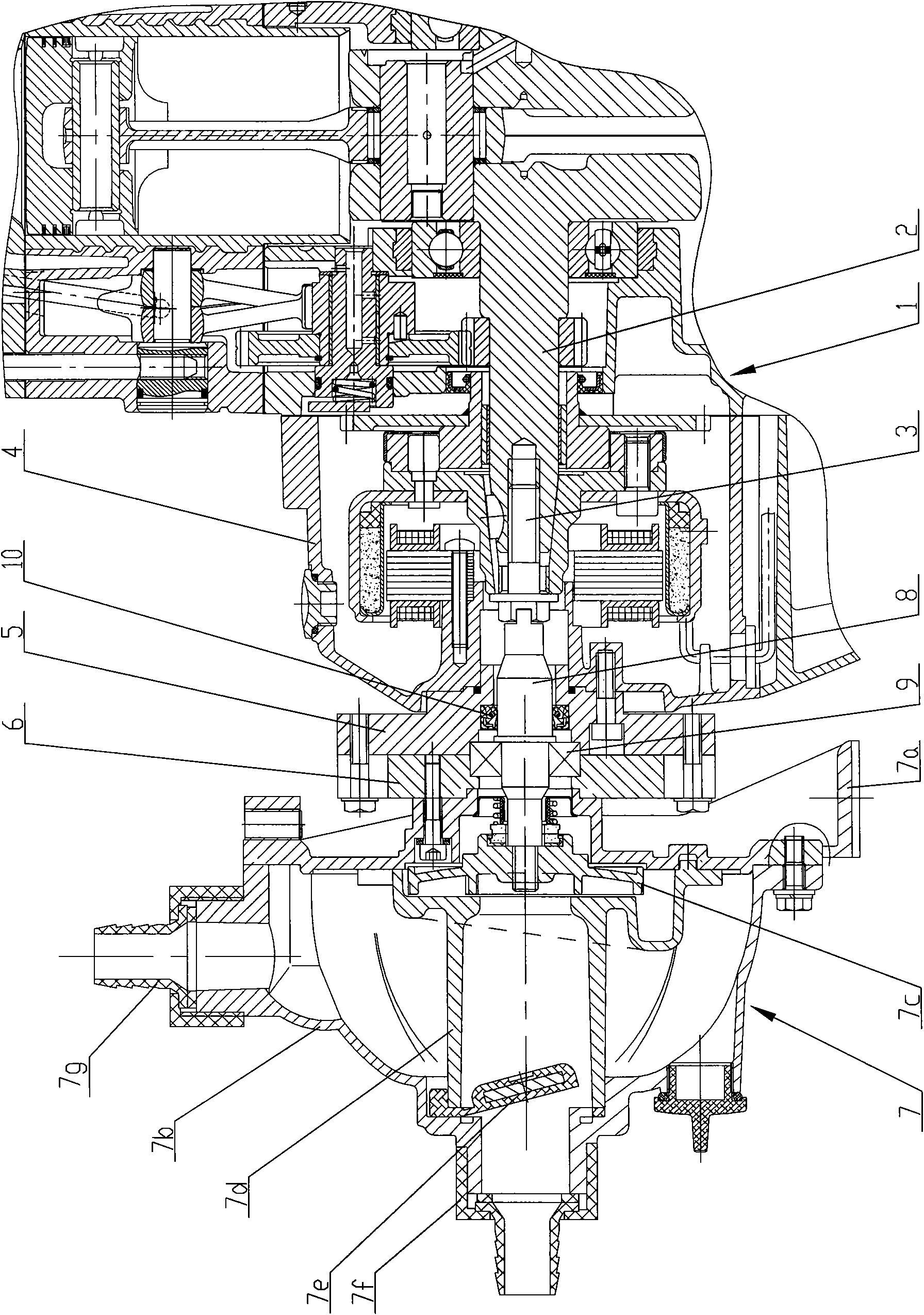 Water pumping device