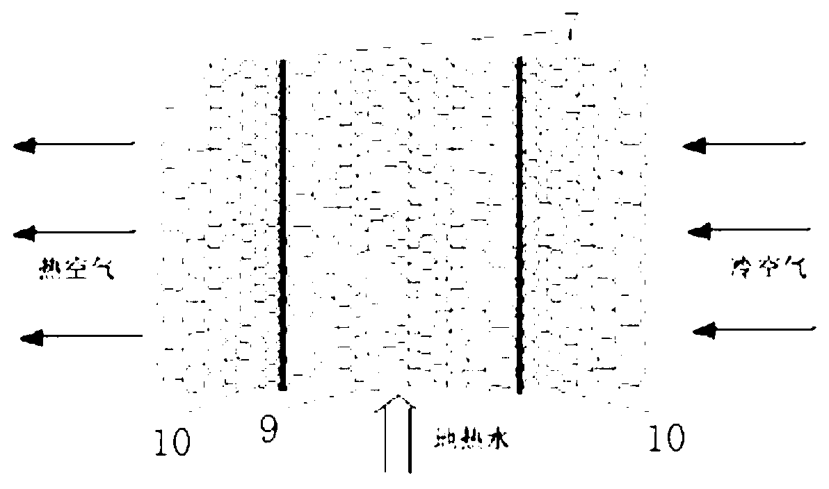 Through-hole metal foam with gradually varied morphologic characteristics, preparation method of through-hole metal foam, and heat exchange device