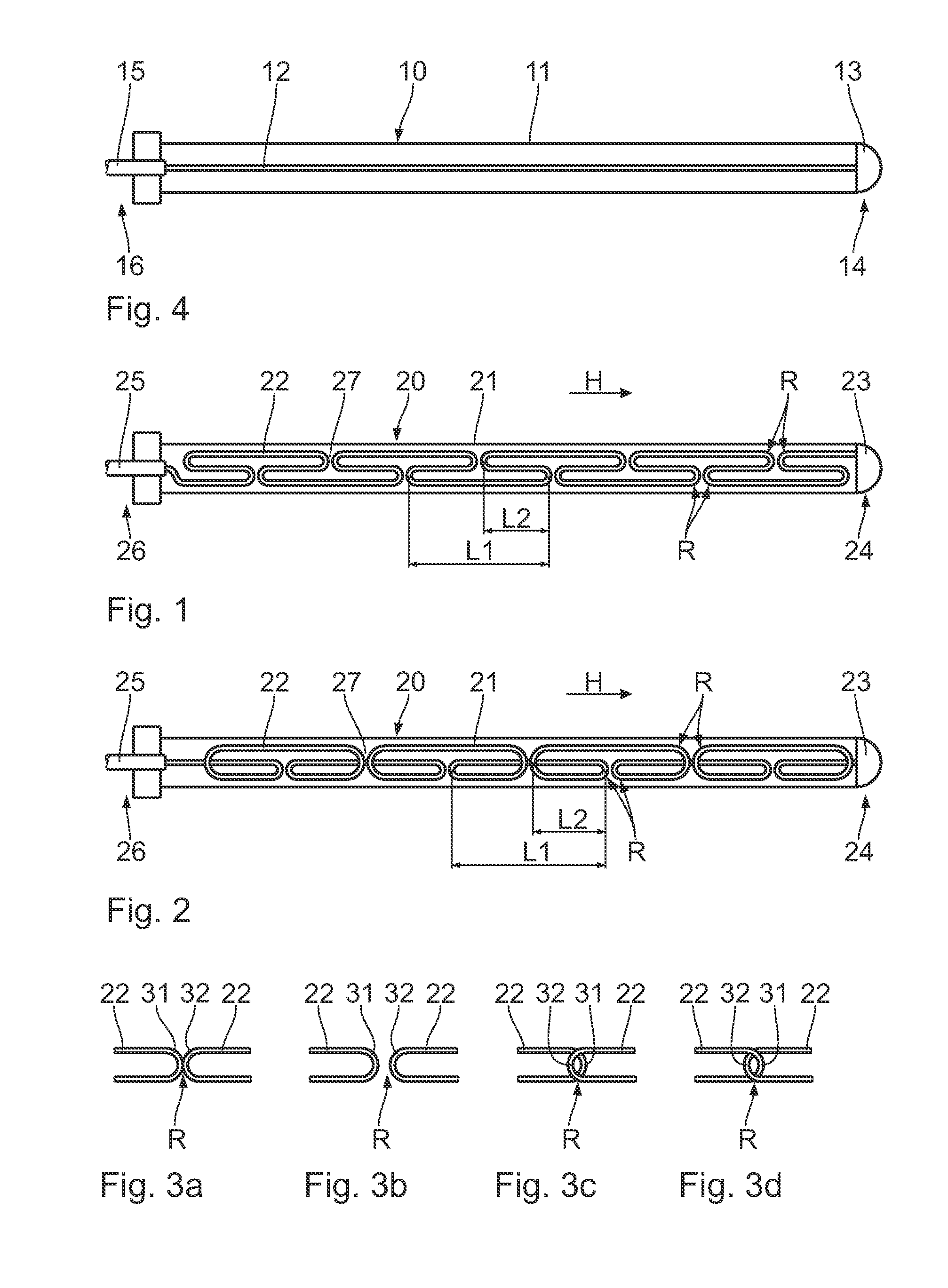 Electrode catheter for intervention purposes