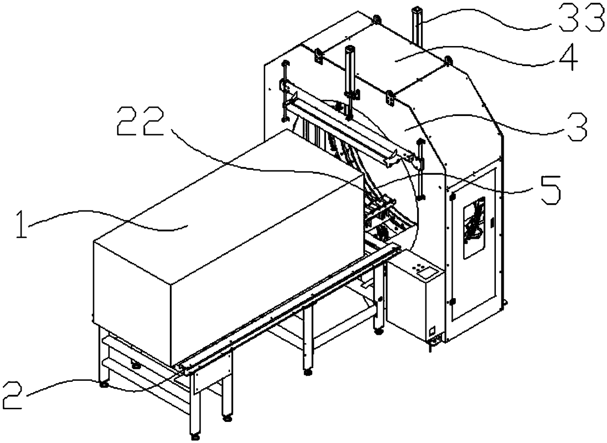 Horizontal type automatic wrapping machine