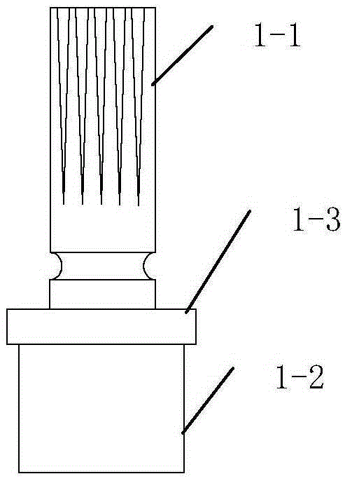 An insulating operating rod connecting device