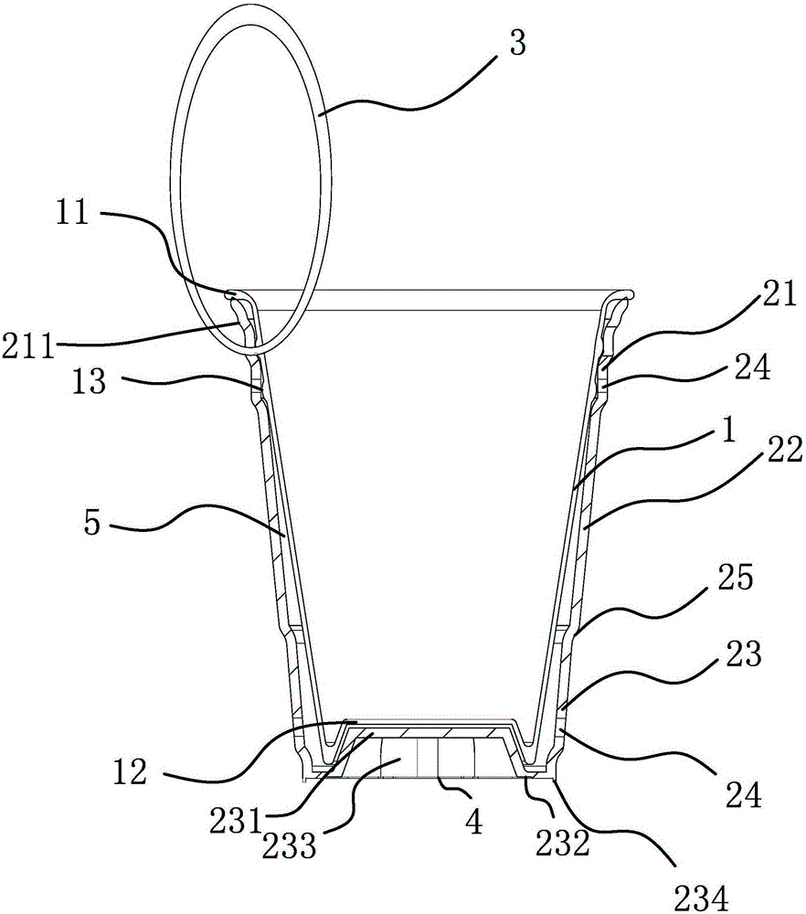 A double-layer lanyard cup with a bottle opener