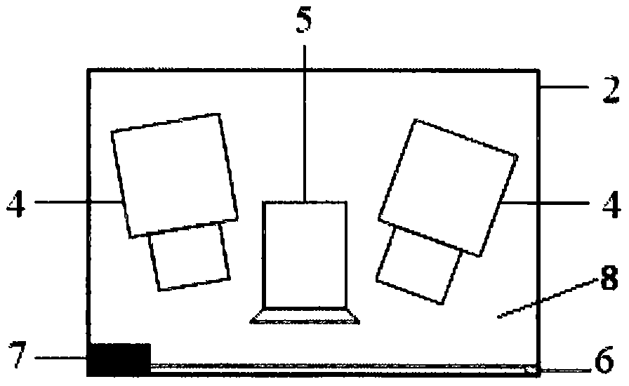 Binocular stereo vision positioning device and positioning method for spraying robot