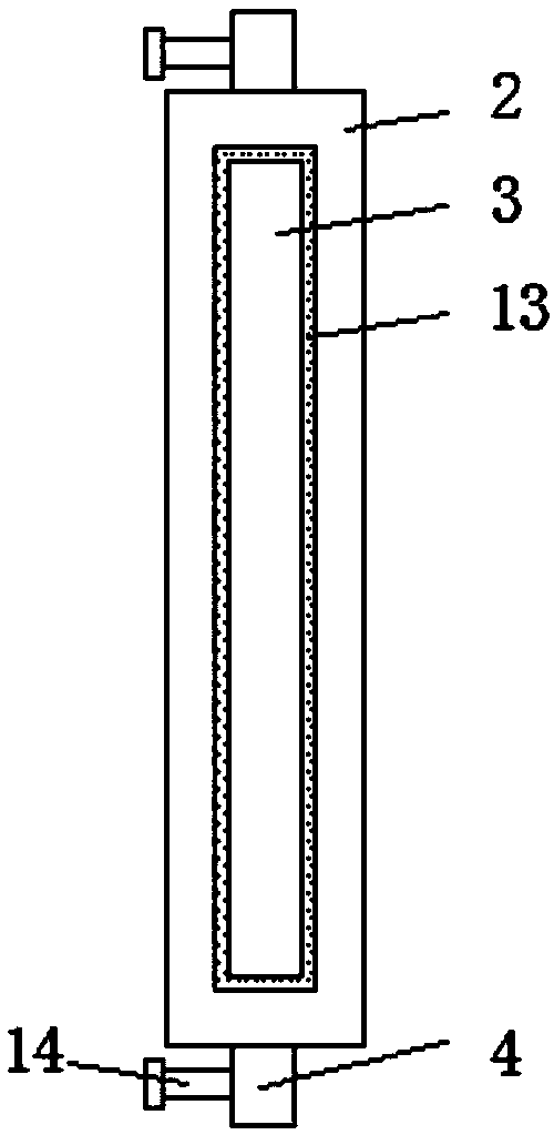 Computer display screen supporting frame convenient to adjust