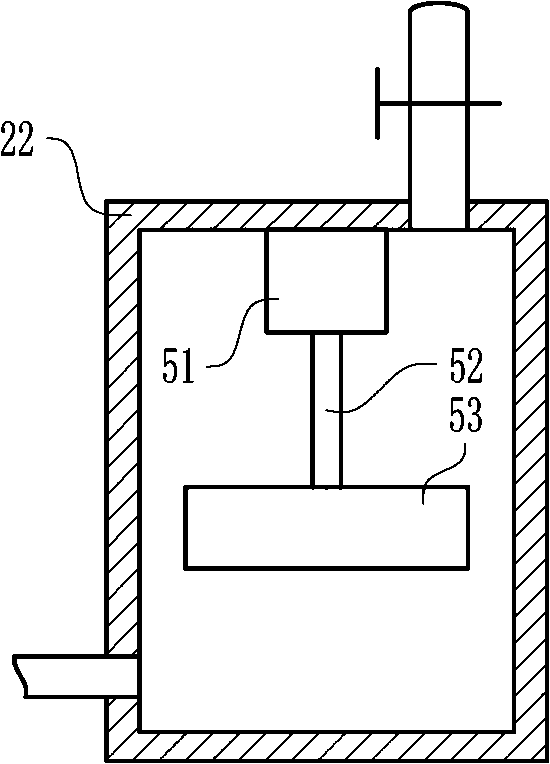 A cleaning and disinfection device for medical obstetrics and gynecology push bed