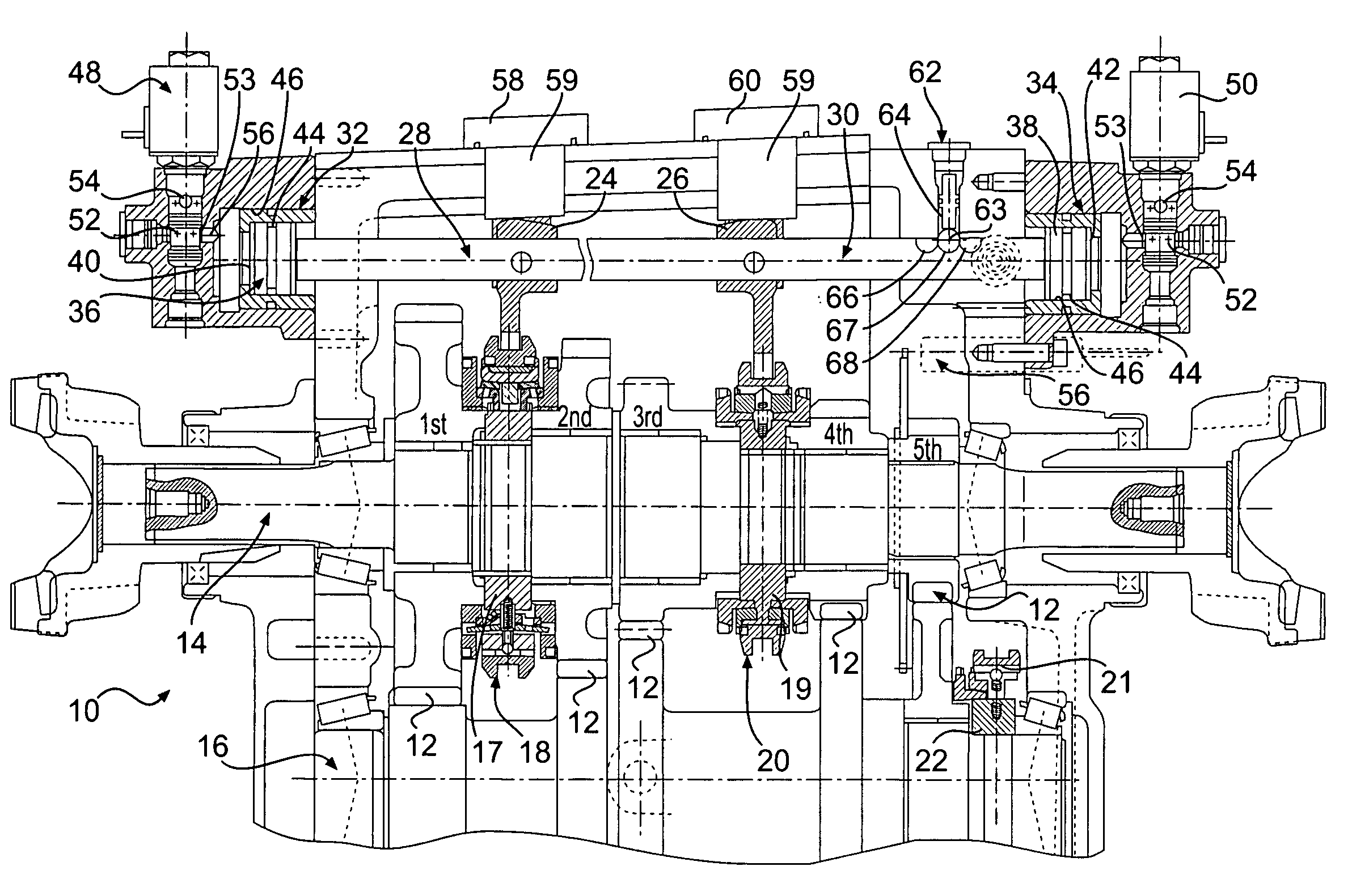Automated manual transmission and shift method