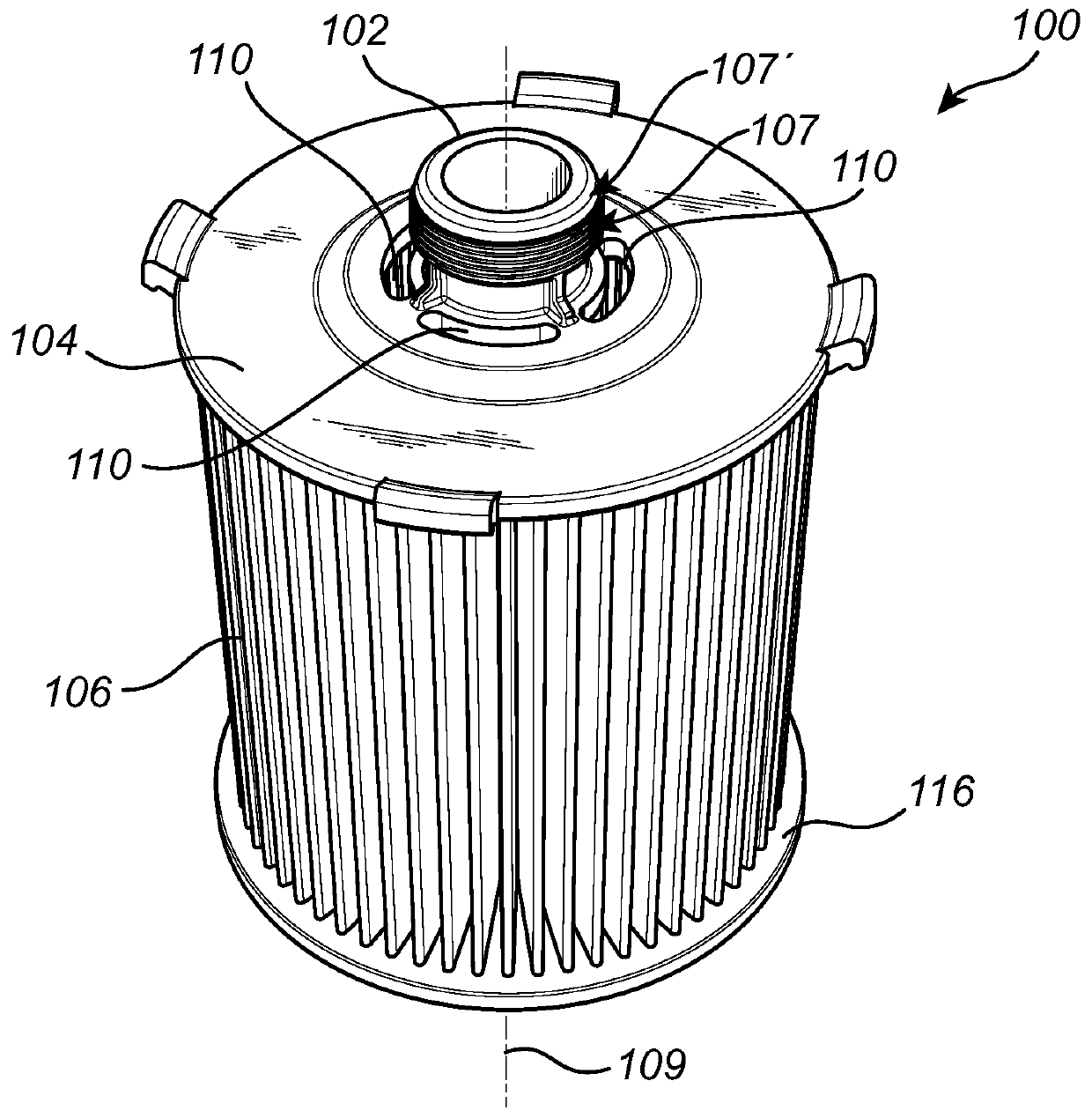 Improved oil filter