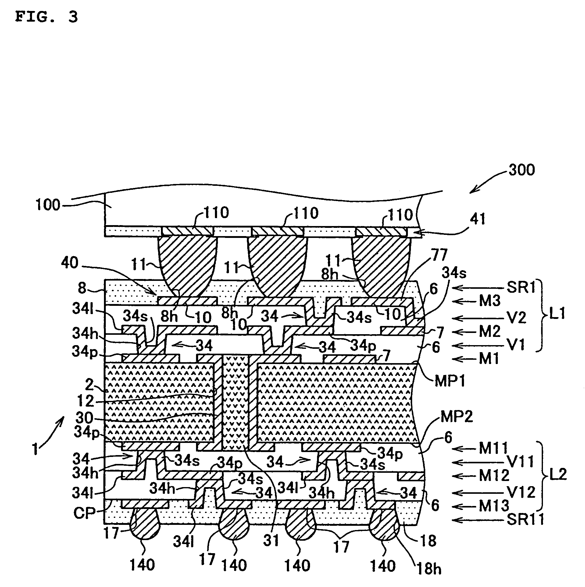 Wiring board with semiconductor component