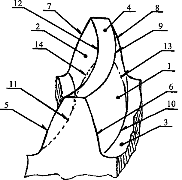 Arc helix cylindrical gear and arc rack