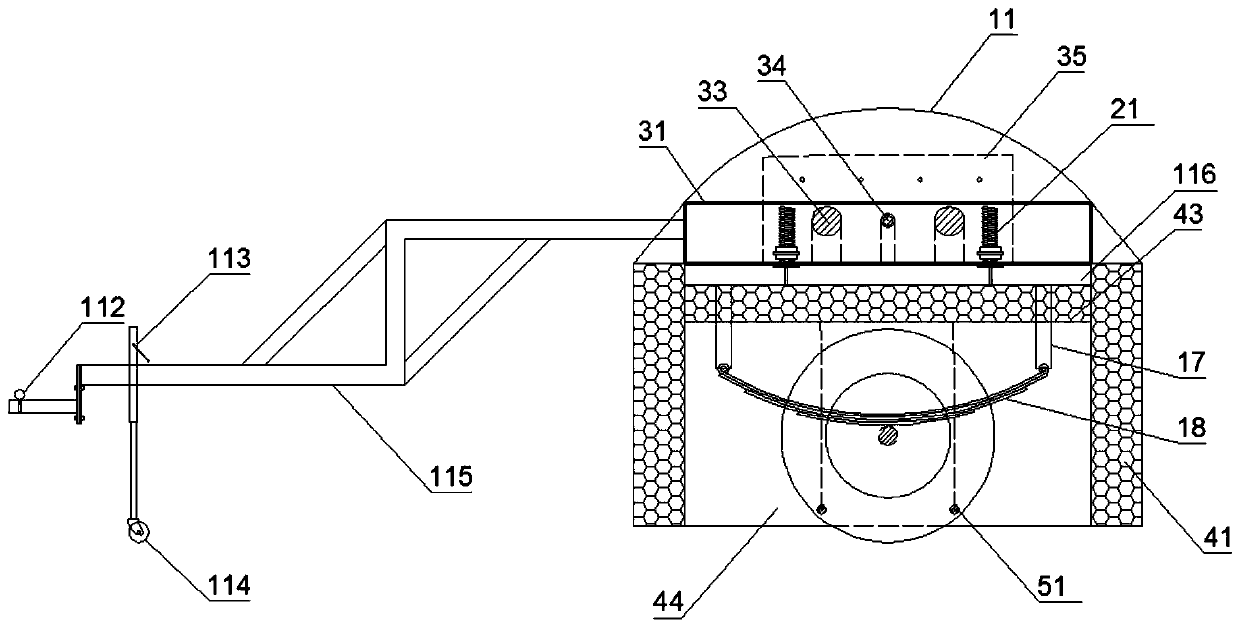 Heavy-duty double-wheel noise detection vehicle for tire-road noise tests