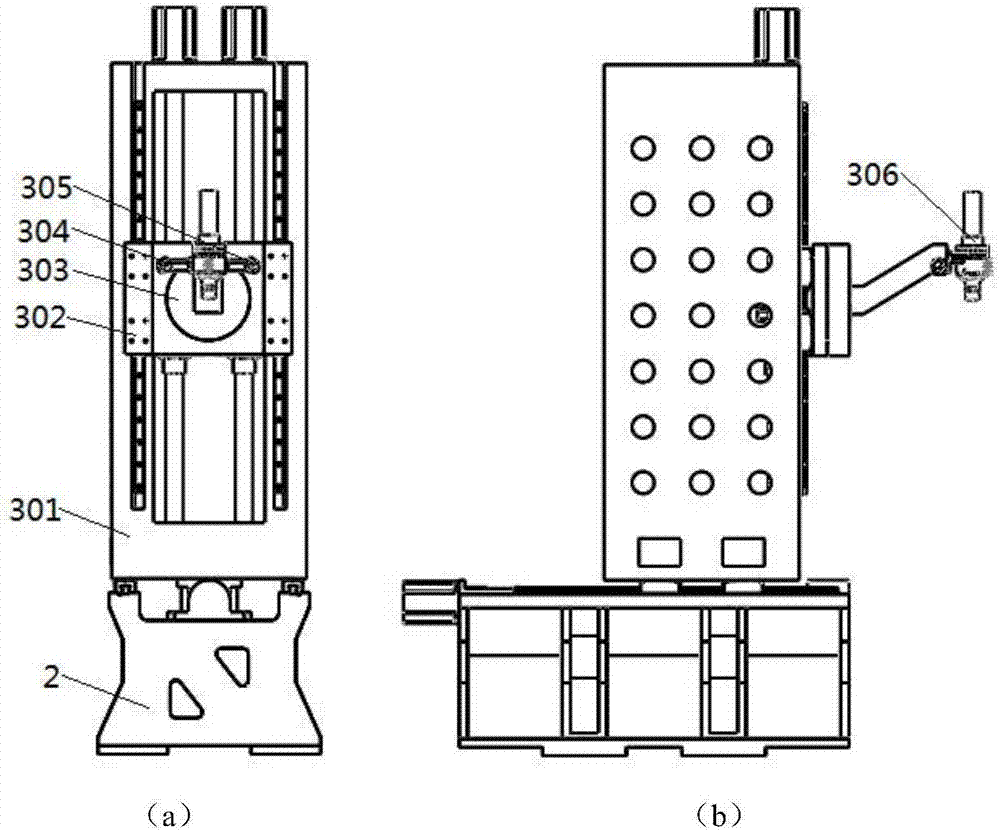 Double-station metal material adding and milling-grinding composite manufacturing equipment