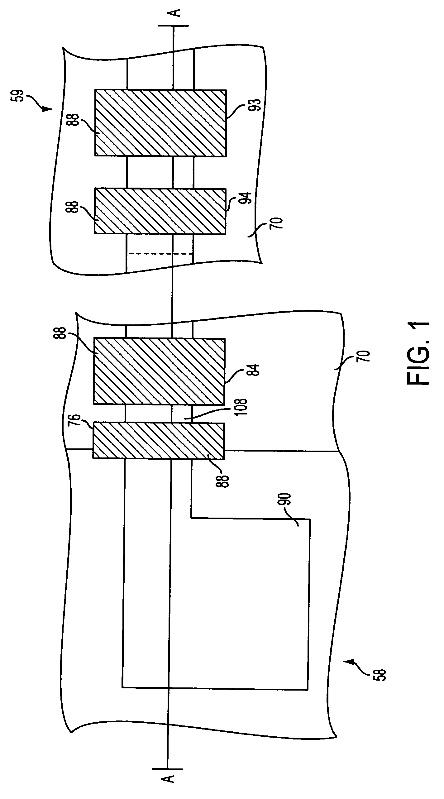 Dual capacitor structure for imagers and method of formation