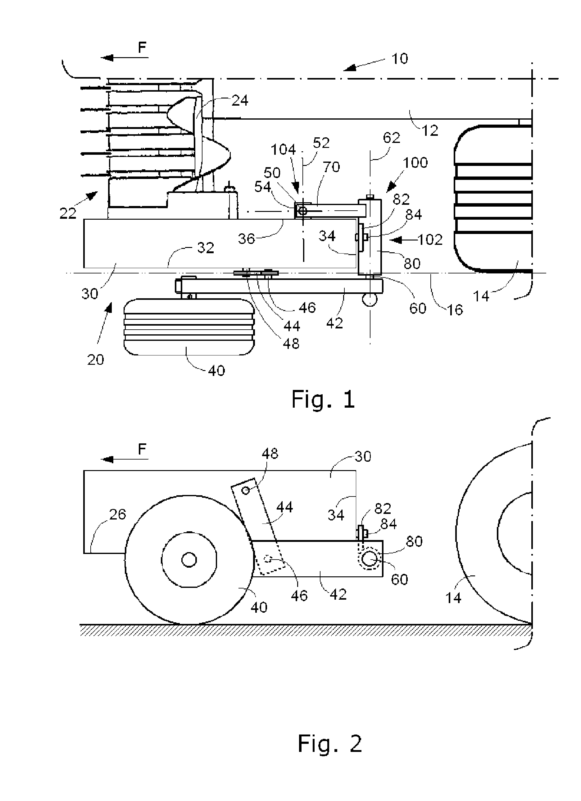 Harvester with an Attachment for a Support Wheel and a Method for Storing a Support Wheel of a Harvester