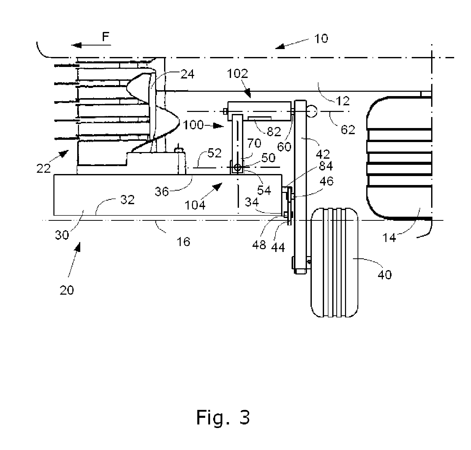 Harvester with an Attachment for a Support Wheel and a Method for Storing a Support Wheel of a Harvester