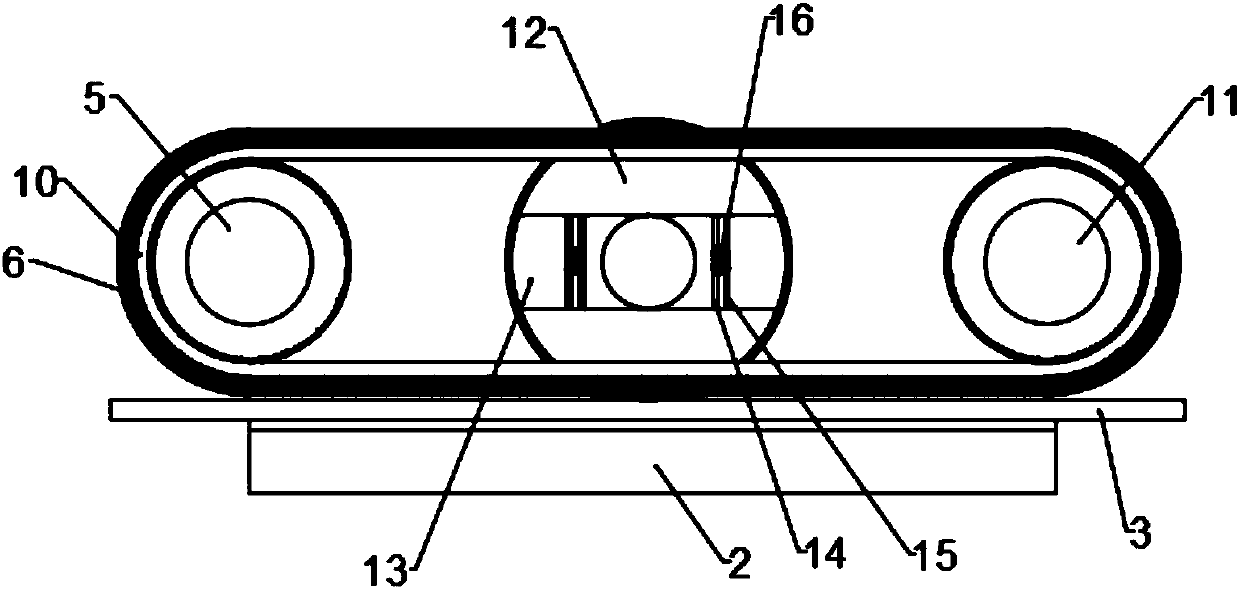 Pressing mechanism for plane labeling of packing box