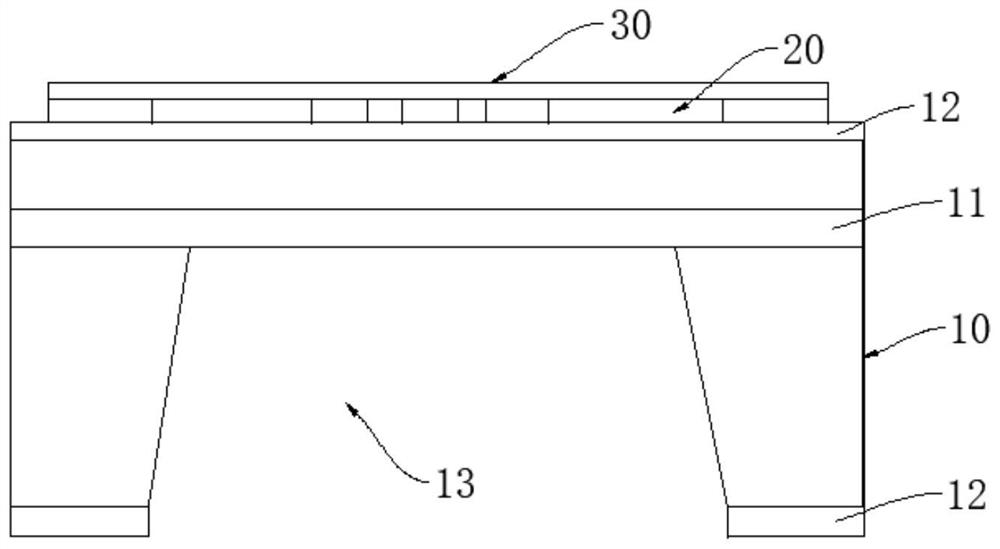 Multi-parameter gas sensing microchip, preparation method thereof and gas sensor