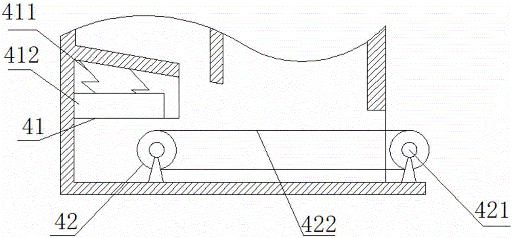Molding material of conveying belts