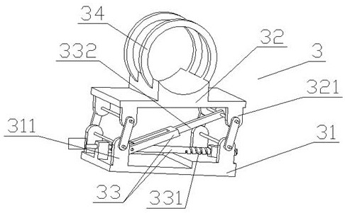 A treatment device for preventing secondary pollution of drinking water