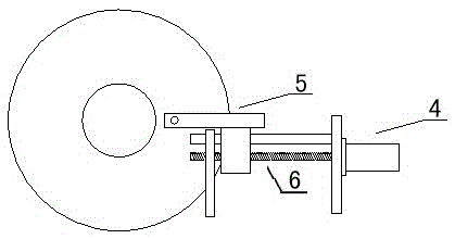 Automatic deviation correction device for amorphous strip coiling