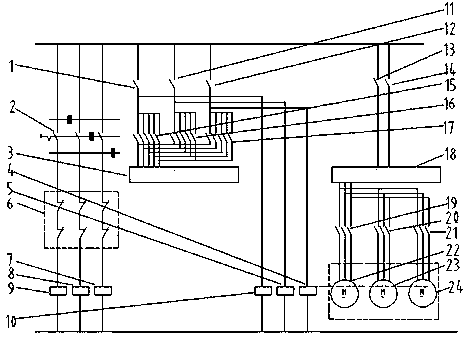 Redundant control device and method for overhead travelling crane translation mechanism