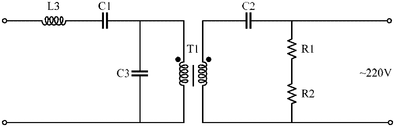 Broadband coupling circuit for multicarrier communication